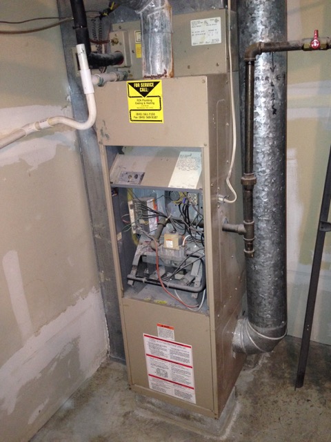 Gas Furnace Before 