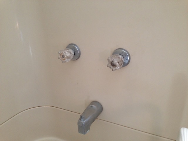 Tub Faucet Before